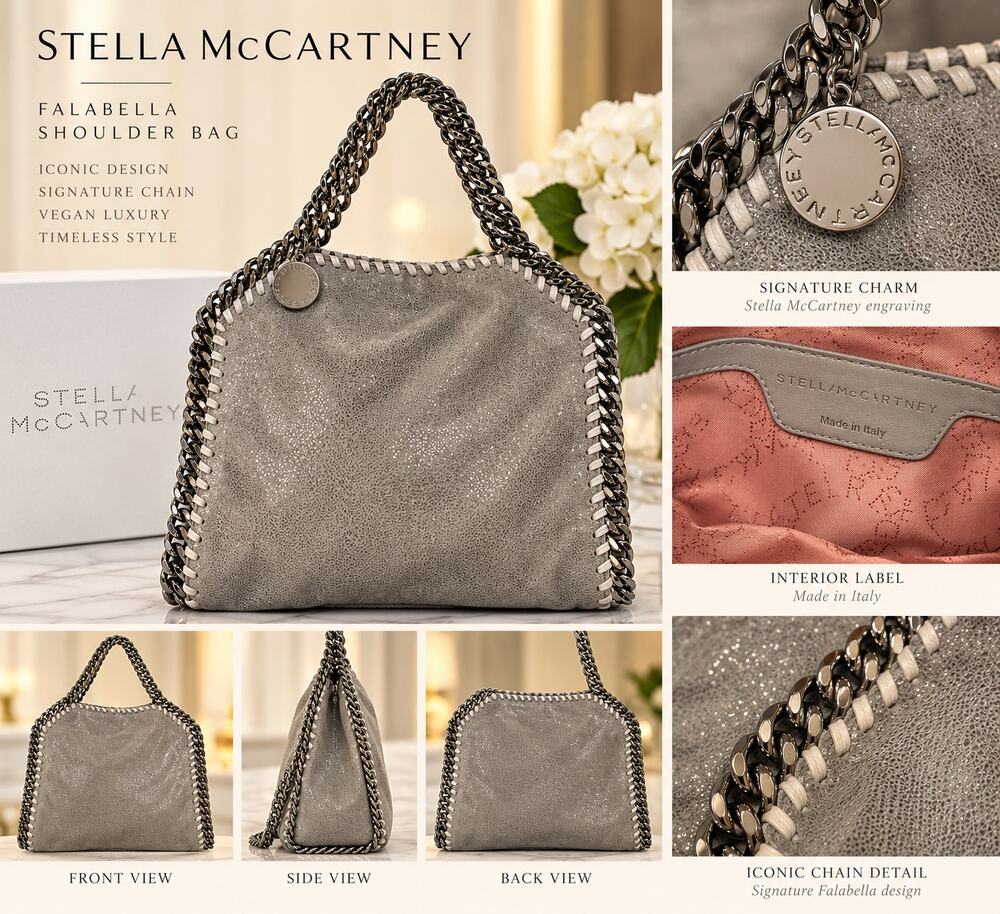 Stella McCartney Falabella Tiny Tote*Grey